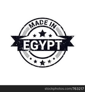 Egypt stamp design vector