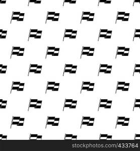 Egyptian flag pattern seamless in simple style vector illustration. Egyptian flag pattern vector