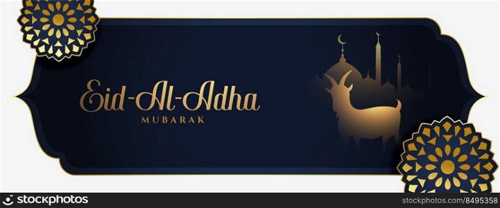 eid al adha bakrid mubarak muslim festival banner