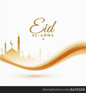 eid al adha islamic festival nice greeting design