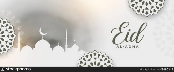 eid al adha muslim festival banner design