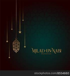 eid milad un nabi mubarak festival card design