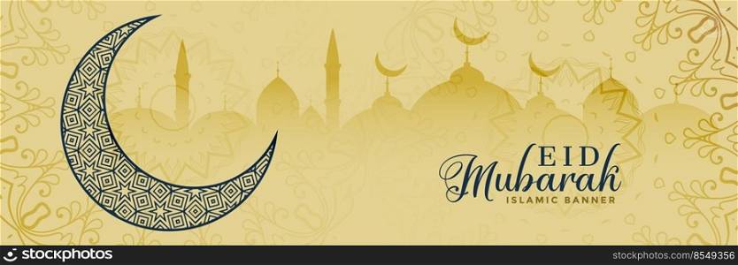 eid mubarak festival banner design