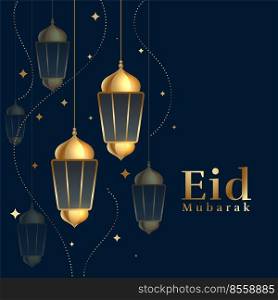 eid mubarak hanging l&s decoration background design