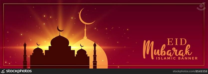 eid mubarak occasion banner design
