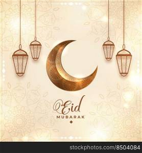 eid mubarak traditional festival background design