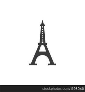 Eifel Tower ilustration vector template flat design