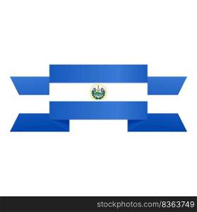 El Salvador day icon cartoon vector. Flag emblem. National city. El Salvador day icon cartoon vector. Flag emblem