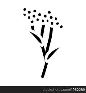 elder plant glyph icon vector. elder plant sign. isolated contour symbol black illustration. elder plant glyph icon vector illustration