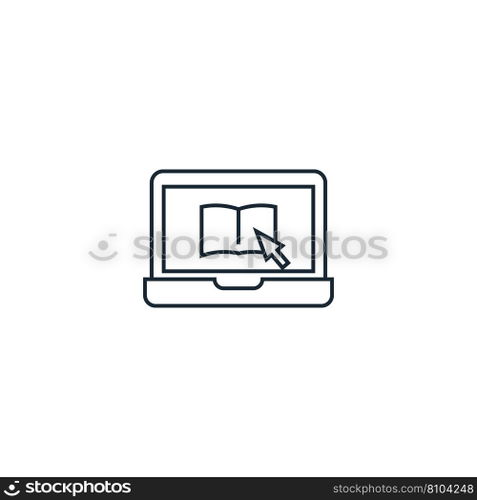 Elearning creative icon from e-learning icons Vector Image