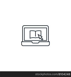 Elearning creative icon from e-learning icons Vector Image