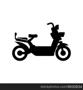 Electric bike logo icon, simple design vector illustration