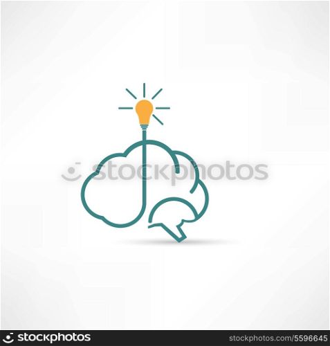 electric brain icon
