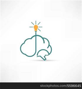 electric brain icon