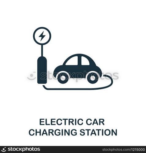 Electric Car Charging Station icon. Premium style design from public transport collection. UX and UI. Pixel perfect electric car charging station icon for web design, apps, software, printing usage.. Electric Car Charging Station icon. Premium style design from public transport icon collection. UI and UX. Pixel perfect Electric Car Charging Station icon for web design, apps, software, print usage.
