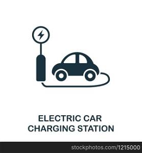 Electric Car Charging Station icon. Premium style design from public transport collection. UX and UI. Pixel perfect electric car charging station icon for web design, apps, software, printing usage.. Electric Car Charging Station icon. Premium style design from public transport icon collection. UI and UX. Pixel perfect Electric Car Charging Station icon for web design, apps, software, print usage.