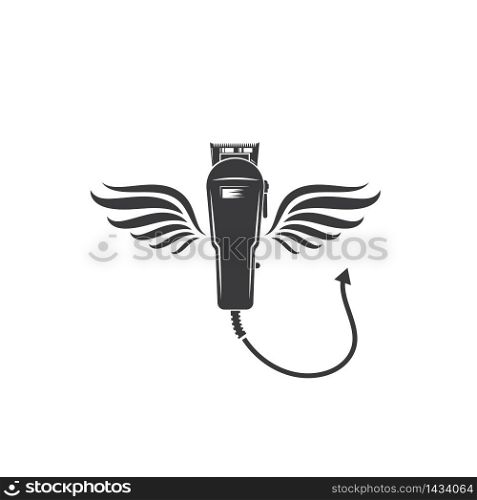 electric clippers vector icon illustration design template