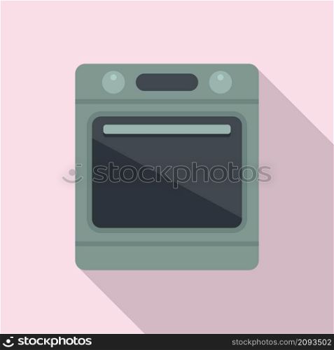Electric convection oven icon flat vector. Kitchen stove. Gas convection oven. Electric convection oven icon flat vector. Kitchen stove