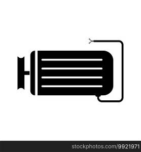 Electric dynamo icon,illustration flat design