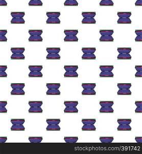 Electric grill pattern. Cartoon illustration of electric grill vector pattern for web. Electric grill pattern, cartoon style