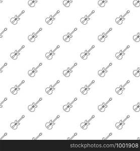 Electric guitar pattern vector seamless repeating for any web design. Electric guitar pattern vector seamless