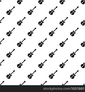 Electric guitar pattern vector seamless repeating for any web design. Electric guitar pattern vector seamless