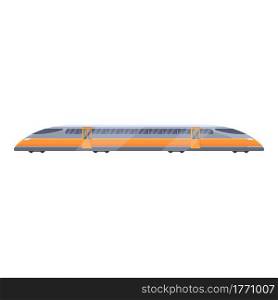 Electric high speed train icon. Cartoon of Electric high speed train vector icon for web design isolated on white background. Electric high speed train icon, cartoon style