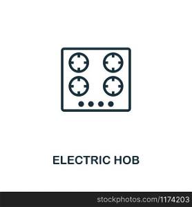 Electric Hob icon. Premium style design from household collection. UX and UI. Pixel perfect electric hob icon. For web design, apps, software, printing usage.. Electric Hob icon. Premium style design from household icon collection. UI and UX. Pixel perfect electric hob icon. For web design, apps, software, print usage.