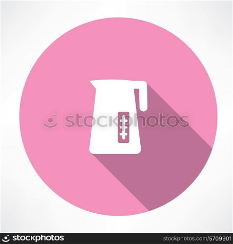electric kettle icon. Flat modern style vector illustration