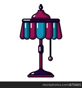 Electric lamp icon. Cartoon illustration of electric lamp vector icon for web. Electric lamp icon, cartoon style