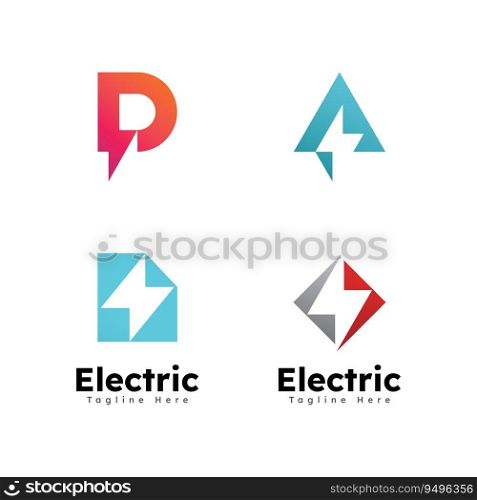 Electric logo  icon  symbol  template design