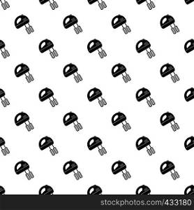 Electric mixer pattern seamless in simple style vector illustration. Electric mixer pattern vector