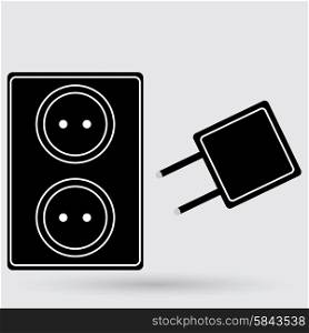 Electric outlet icon