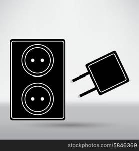 Electric outlet icon