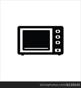 electric oven ikon vector illustration logo design