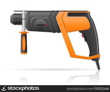 electric perforator vector illustration isolated on white background