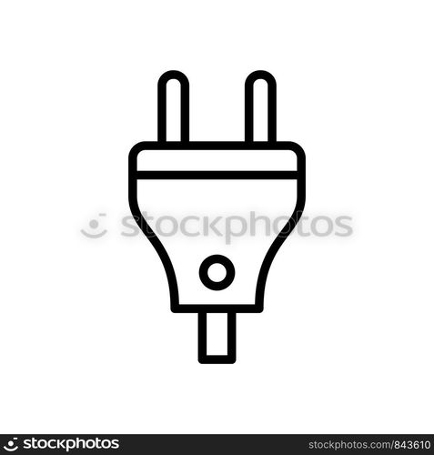 Electric plug icon vector design template