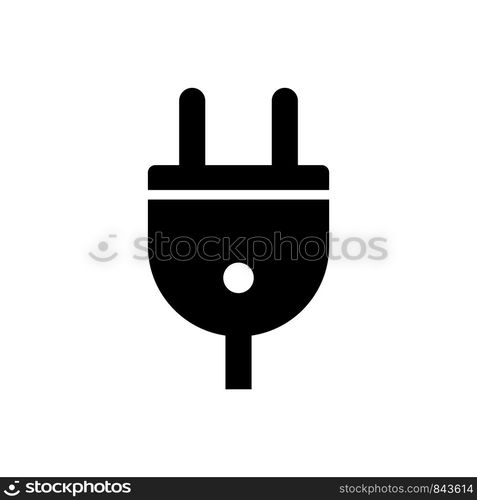 Electric plug icon vector design template