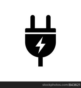 Electric plug icon vector design template