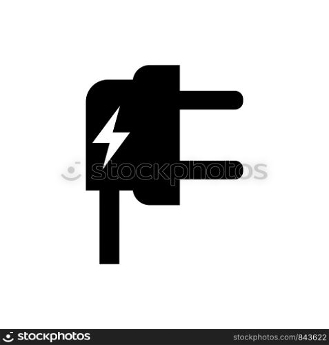 Electric plug icon vector design template