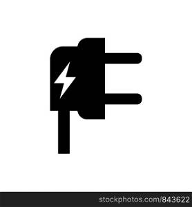 Electric plug icon vector design template