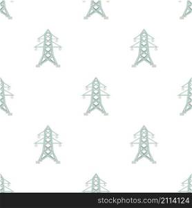 Electric pole pattern seamless background texture repeat wallpaper geometric vector. Electric pole pattern seamless vector