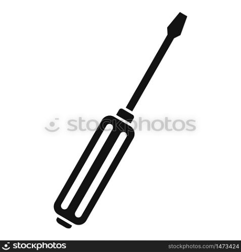 Electric screwdriver icon. Simple illustration of electric screwdriver vector icon for web design isolated on white background. Electric screwdriver icon, simple style