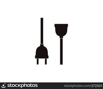 electric socket plug vector,illustration template 