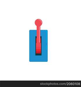 electric switch cartoon vector icon element design template