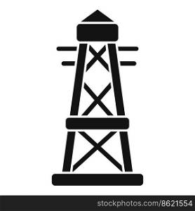 Electric tower icon simple vector. Smart resource. Digital care. Electric tower icon simple vector. Smart resource