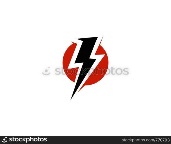 electric Vector lightning icon logo and symbols