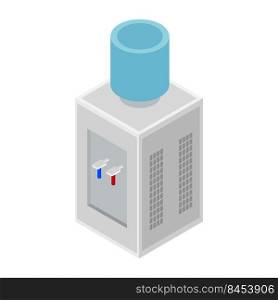 Electric water dispenser isometric