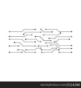 electrical Circuit icon illustration design vector symbol logo technology
