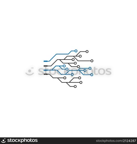 electrical Circuit icon illustration design vector symbol logo technology